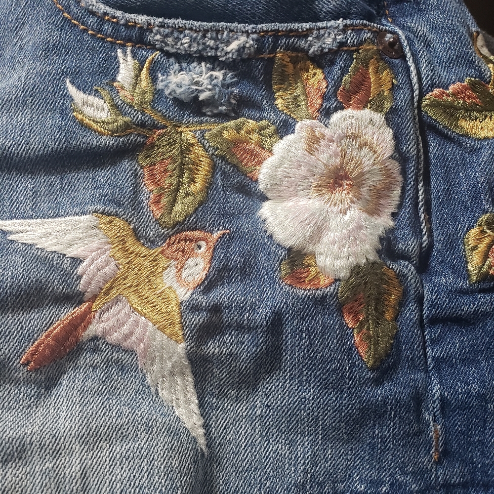 NWT AEO Sz 4 Vintage Hi-Rise Festival Shorts - Picture 10 of 15